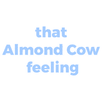 almond milk vegan Sticker by Almond Cow