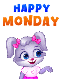 Bored Monday Morning Sticker by Lucas and Friends by RV AppStudios