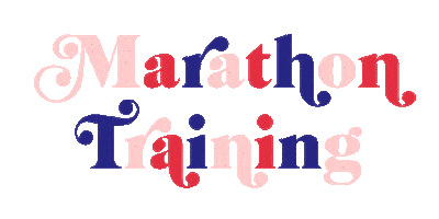 runner running Sticker by Sarah Marie Design Studio