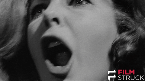 yell black and white GIF by FilmStruck