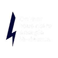 hydroquebec energie eclair electricite changement climatique Sticker