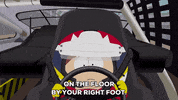 driving eric cartman GIF by South Park 