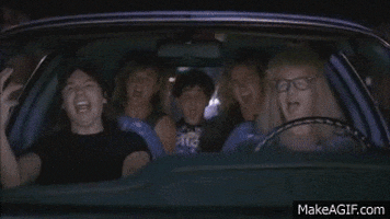 waynes world GIF
