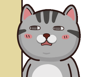 Tired Cat Sticker by VITA VITA ‧ 塔仔不正經