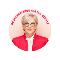 beckyforutah beckyforutah becky photo becky edwards beckyedwardsforussenate Sticker