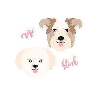 Dogs Blink Sticker