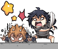 Angry Hit Sticker by Jin