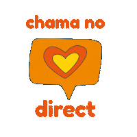 UlivingBrasil instagram laranja direct chama Sticker