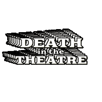 Death In The Theatre Sticker by Pen & Sword Books