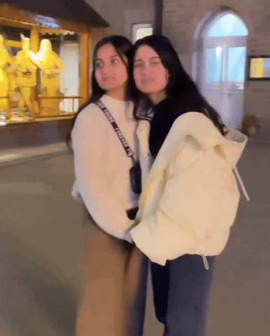 Sisters Hug GIF