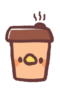 potalele coffee 可愛 咖啡 薯樂棉棉島 Sticker