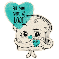 carapan_allthingsbread love bread loaf allyouneedislove Sticker