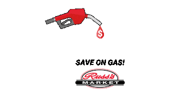 RussMarket shopping gas groceries nebraska Sticker
