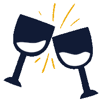 Cheers Celebrating Sticker by Richard James Estate Agents