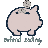 Tax Piggy Bank Sticker by Scaled Accounting Solutions