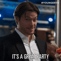 Nice Party Rob GIF by YoungerTV