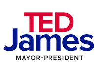 TedJamesForMayor baton rouge etl ted james ted james for mayor Sticker
