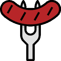 Asado Chorizos Sticker by El Novillo Alegre