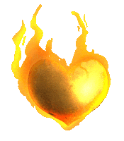 In Love Burn Sticker