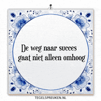 Zelfvertrouwen Succes GIF by Tegelspreuken.nl