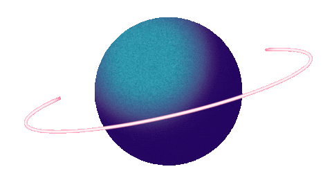 Space Planet Sticker by LWZ
