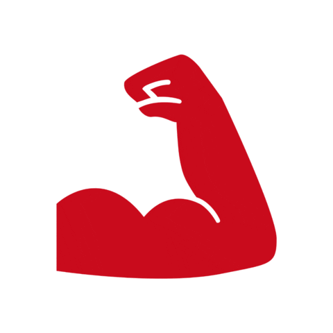 Arm Muskel Sticker by Sonderpreis Baumarkt