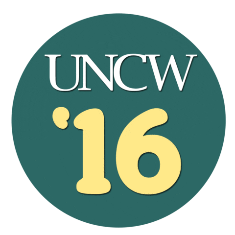 Class Of 2016 Sticker by UNCW Alumni Association