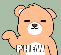 Relief Omg GIF by BEARISH