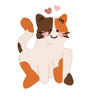 taylorcarroll_art love happy cat smile Sticker