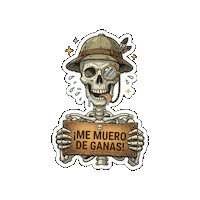 Skull Calavera Sticker