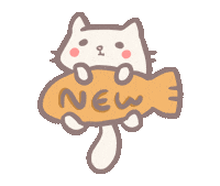 New Posts Lazycat Sticker