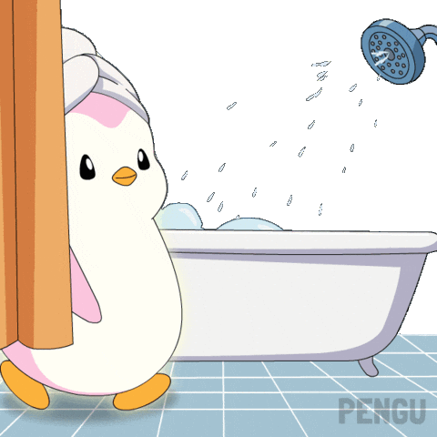 Pink Skincare Sticker by Pudgy Penguins