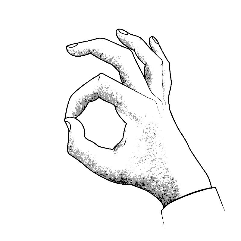 Mano Ok Sticker by Ideabile