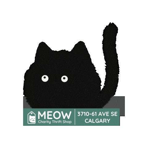 Meow Thrift Sticker by MeowCharityThriftShopSouth