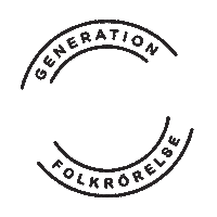 GenerationPep logotype generationpep folkrörelse Sticker