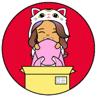 Happy Cat Sticker by kigurumi