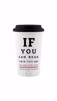 Back Off Coffee Lover GIF by Berk's Beans Coffee