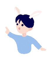 baektoria_ bunny nct nct 127 doyoung Sticker