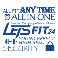 letscompany letsfit 렛츠핏 letsfit24 렛츠컴퍼니 Sticker