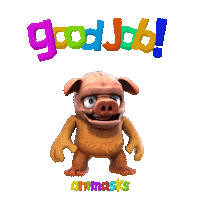 Well Done Good Job Sticker by The Animasks