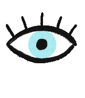 okmotionclub eye blink mouse cursor Sticker