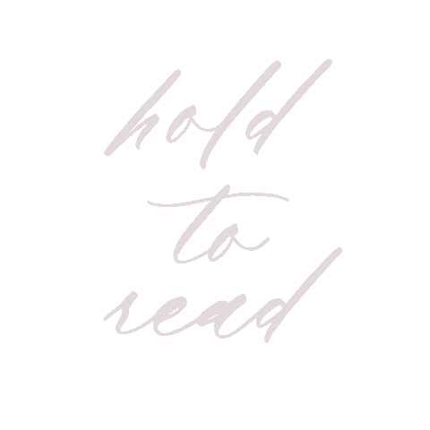 Hold To Read Sticker by Christy Jo Lightfoot