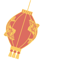 Chinese Lantern Good Luck Sticker by Chinatown London