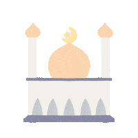 ramadan mosque Sticker