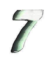 Glitch Numbers Sticker by #BASILIO