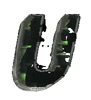 Glitch Alphabet Sticker by #BASILIO