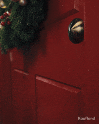 Christmas Knock GIF by Kaufland Slovensko