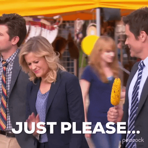 Please Stop Season 5 GIF by Parks and Recreation
