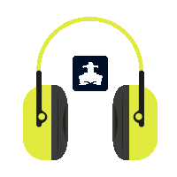 ScandiaGear headphones noise shipping earphones Sticker