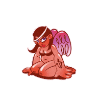 Girl Angel Sticker